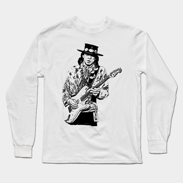 Clapton guitar Long Sleeve T-Shirt by Fracture Traveling